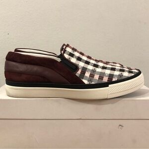 Louis Vuitton Checkered Slip-On Sneakers